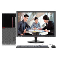 联想(ThinkCentre)E96X 台式电脑i5-9400F/8G/1T+128G/2G/DVD/180W/W10/B365/内置喇叭/串并口/3年/19.5