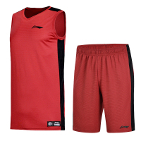李宁(LI-NING) 篮球服套装男球衣运动背心透气宽松 比赛训练队服