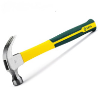 世达 锤子玻璃纤维柄榔头木工铁锤钉锤手锤连体羊角锤子 1.5磅 92307