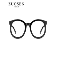 佐森(ZUOSEN)GM黑框眼镜女大框变色防蓝光辐射黑粗框近视网红素颜框架可配度数