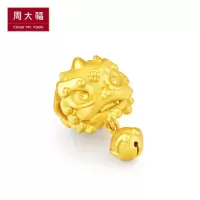 周大福 小神兽 定价足金黄金转运珠/吊坠 R20916