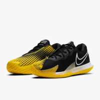 耐克 男子硬地球场网球鞋 Nike Air Zoom Vapor Cage 4 HC五色-黑/速度黄/白色尺码可选