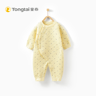 童泰(TONGTAI)经典款新生儿衣服纯棉连体衣宝宝保暖内衣加厚婴儿爬服哈衣秋冬儿童内衣小童宝宝必备