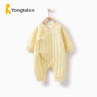 童泰(TONGTAI)纯棉新生儿衣服0-3月婴儿和服连体衣男女宝宝薄棉蝴蝶衣 儿童内衣