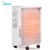 美的(Midea)NY2513-16FW 电油汀 电暖气取暖器暖气片13片定时预约家用电热器