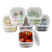 竹小白 300ml留样盒食品留样盒幼儿园学校酒店取样盒 10个装