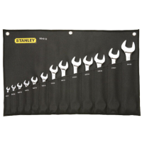 史丹利93-613-22 13件套公制精抛光双开口扳手