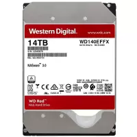 西部数据(WD) 红盘 14TB SATA6Gb/s 512M 网络储存(NAS)硬盘(WD140EFFX)