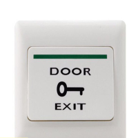 门禁开关86型暗装墙壁门禁开关出门按钮紧急按钮10个