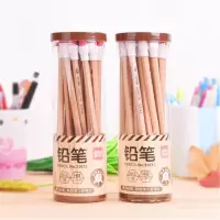 得力33072笔考试2B铅笔带橡皮头SN