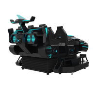 酷客 暗黑战车 vr体验馆设备（9DVR座椅*6，动感平台*1，控制柜*1，VR眼镜*6）