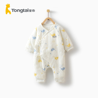 童泰(TONGTAI)新生儿婴儿衣服纯棉加厚连体衣宝宝秋冬装薄棉和尚服哈衣棉衣儿童棉服