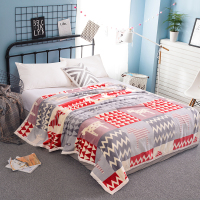 伊利牛奶绒毯1.8米