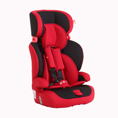 gb好孩子 高速汽车儿童安全座椅 欧标五点式安全带 CS618 红黑色