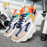 361运动鞋男2020秋季网面透气老爹鞋361度学生潮流休闲跑步鞋男
