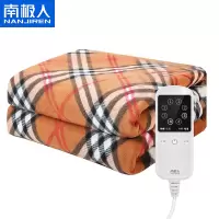 南极人(NanJiren)电热毯TT180X80-24X排潮除螨四档温控智能定时电暖毯电褥子格子款
