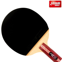 红双喜(DHS)R4006双面反胶直拍/乒乓球拍 速度型(含球)