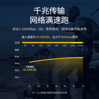 绿联(UGREEN)六类CAT6类网线 千兆网络连接线 宽带监控非屏蔽8芯双绞成品跳线 黑 10米 20164