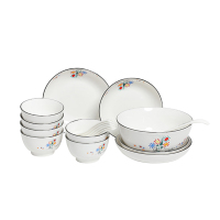 毕加索《友谊之花》中餐具18头