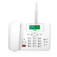 TCL电话机办公家用插2G/4G/5G电信卡来电报号快捷拨号无线固话座机CF203C