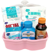 海氏海诺 急救包小医药箱家用户外车载应急包套装(创可贴+酒精棉球+碘伏消毒液+棉签+纱布+胶带+无菌敷贴)