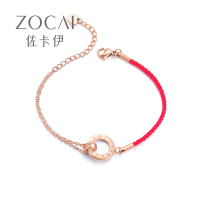 佐卡伊TIME&LOVE【时光里的爱】红绳钻石手链