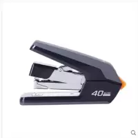 得力0371省力订书机订书器便携式订书机可订40页40张表面橡胶材质大号可钉60页60张办公白领学生用订资料试卷订书机