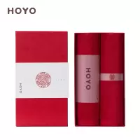 HOYO 7240-中国红毛巾2件套
