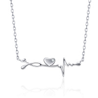 喜钻 银925项坠心跳加速吊坠J14778