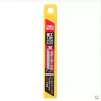 得力2015美工刀片30度30°手工刀片尖角SK5替换刀片10片/盒7刀头刀片