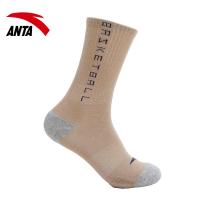 安踏运动袜男2020秋季新款平板袜透气休闲长筒袜