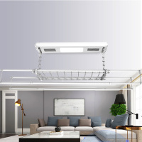 天邦电动升降晾衣架多功能阳台智能遥控自动吊顶伸缩晒衣杆机铝合金阳台升降式