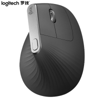 罗技(Logitech)MX Vertical 鼠标 无线蓝牙鼠标 人体工学设计 黑色 带无线2.4G接收器