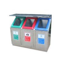 苏凯户外环卫分类垃圾桶JK-3608