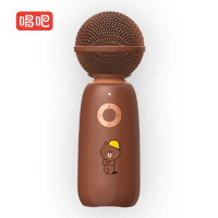 唱吧 Q3 精灵麦克风蓝牙麦克风 Line friends版-布朗熊[新]