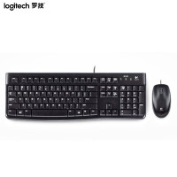 罗技(Logitech) 键鼠套装 MK120 黑色
