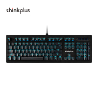 联想ThinkPad(thinkplus)办公游戏机械键盘背光机械轴键盘(10键单光)TK200