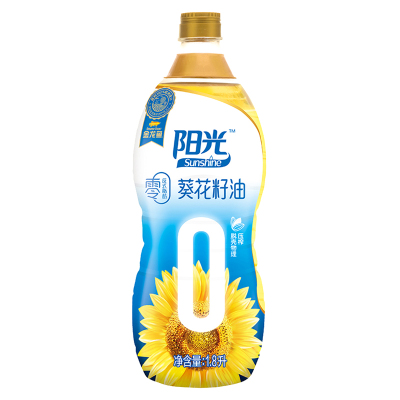 金龙鱼阳光零反式脂肪葵花籽油1.8L