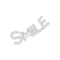 APM Monaco SMILE耳环女单只 欧美气质S925银耳钉耳饰AE10954OX