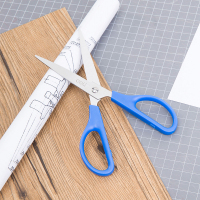 得力(deli)170mm办公生活手工剪刀 蓝色0603