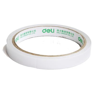 得力(deli) 30401 棉纸双面胶带 12mmX10y 80um 6卷装