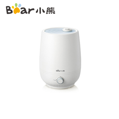 小熊(Bear)加湿器 4.5L 卧室家用低噪空气加湿净化空调房婴儿增湿器办公室加湿机银离子上加水 JSQ-C50Q1上