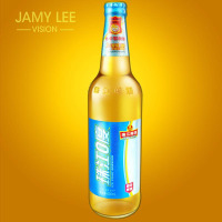 企采严选 珠江0度啤酒 600ml*12瓶 整箱装