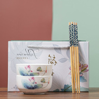 荷韵 碗筷套装两碗两筷子(单位:套)