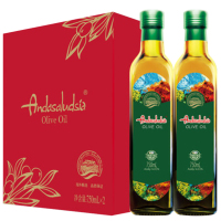 中粮福临门安达露西亚纯正橄榄油组合 750ml*2