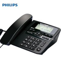 飞利浦(PHILIPS）电话机座机 CORD118黑色
