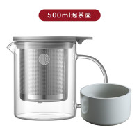 北鼎 玻璃泡茶壶耐高温过滤茶具水壶 500ml