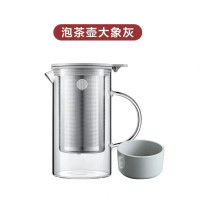 北鼎 玻璃泡茶壶耐高温过滤茶具水壶 800ml