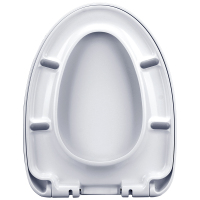 海立(HaiLi)脲醛马桶盖通用加厚盖板上装抽水马桶垫坐圈缓降v型坐便器配件88819