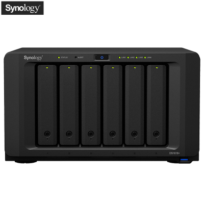 群晖（Synology）DS1621 6盘位NAS网络存储 （含9块希捷酷狼10T硬盘）